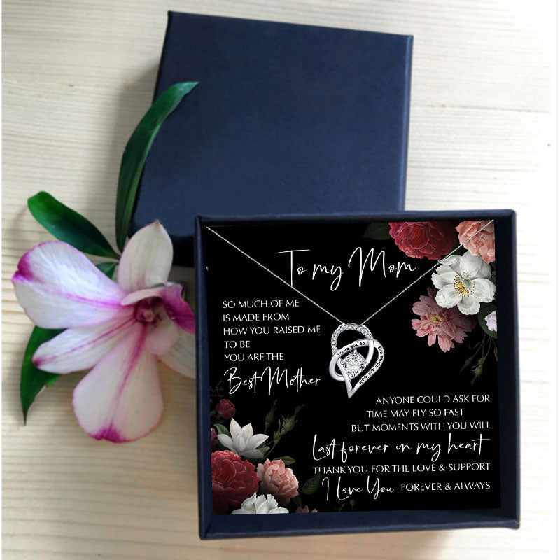 Mother Necklace Women Jewellry Mother's Day Gift "i love you to the moon and back" Heart Necklaces To My Mom Birthday