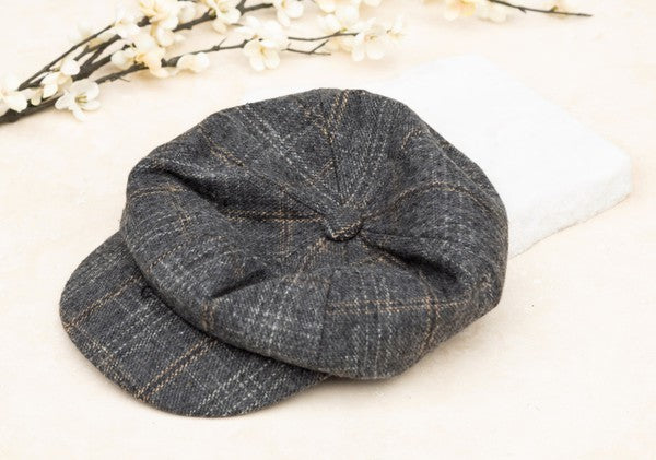 Plaid Newsboy Caps