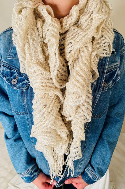 Fringed Fashion Scarf