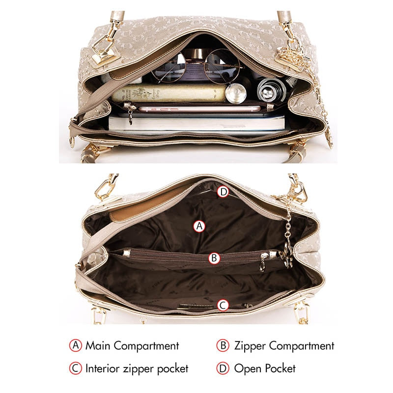 FOXER Brand Women Split Leather Shoulder Bag Fashion Design High Quality Women&#39;s Handbag Female Handbags Top Handle Totes Purse